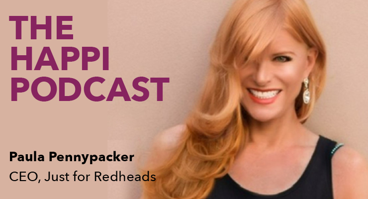 The Happi Podcast: Paula Pennypacker, CEO, Just For Redheads
